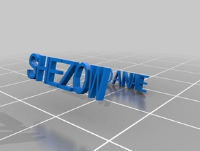 my customized inscription ring - danae shezow rings 3d print model - Mito3D