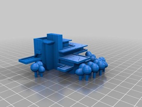 falling water originally built designed 3d printing 3d print model - Mito3D