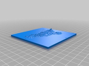 sicily italy mediterranean sea sculptures height map map2stl terrain 3d print model - Mito3D