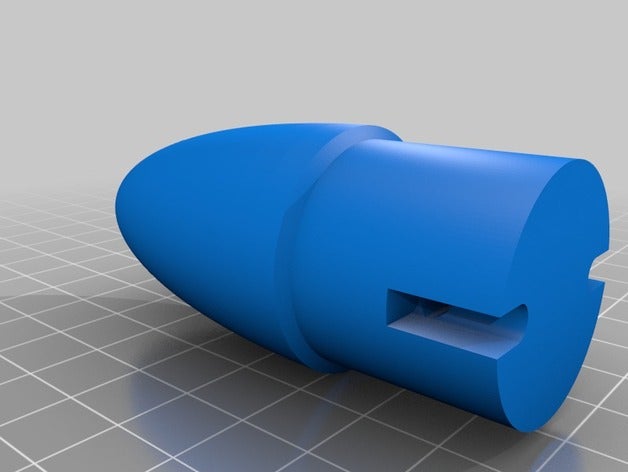 stubby 29mm cone de nariz engenharia modelo foguete 3D print model - Mito3D