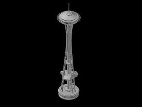 seattle space needle buildings & structures seetheworld 3d print model - Mito3D