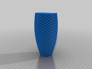 meine kundengebundene quadratische vase customizer Dekor 3d print model - Mito3D