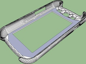s3 case donutified bir şablon oluşturdu mobil telefon samsung galaxy ııı 3d print model - Mito3D