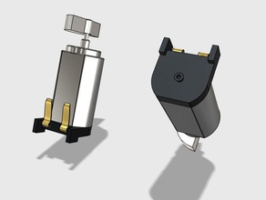 smartphone motor de engenharia feedback micro o telefone rotação a vibração 3d print model - Mito3D