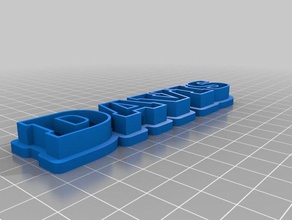 davis heykeller özelleştirilmiş 3d print model - Mito3D