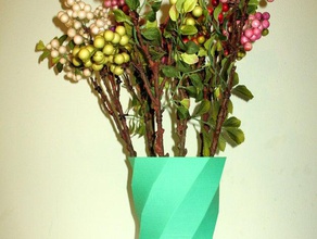 vase vert décor 3dprintable 3d print model - Mito3D