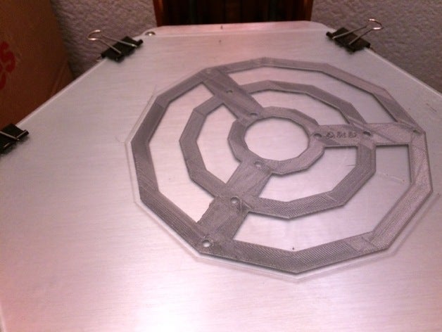overlord cama de nivelación la máscara La impresión en 3d las pruebas 150mm diámetro rápido 3D print model - Mito3D