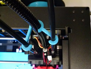 tri tube guide 3d printer accessories cable creator pro filament flashforge wire 3d print model - Mito3D