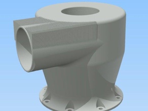 un'altra polvere di vuoto separatore altezza a breve macchine utensili il collettore polveri la maggior parte stampato cnc multitool negozio vac 3d print model - Mito3D
