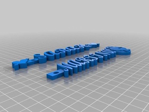 sarah bracciali ac milan braccialetti nome del tag nomi 3d print model - Mito3D