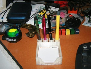 post-it note holder office organizer 3d print model - Mito3D