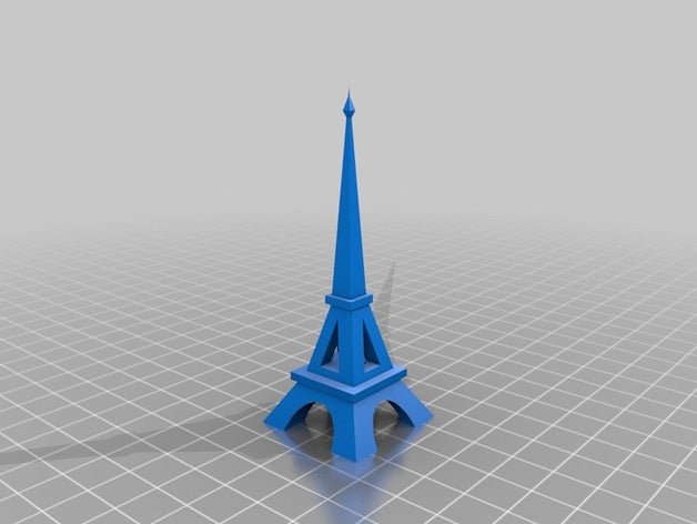 la tour eiffel bâtiments et structures paris 3D print model - Mito3D