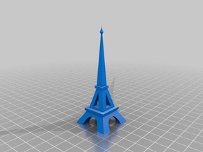 torre eiffel edifici e strutture parigi 3d print model - Mito3D