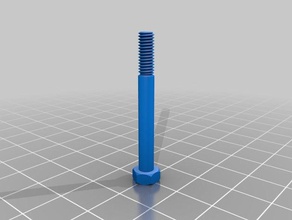 iris long leg m4 bolt parts customized 3d print model - Mito3D