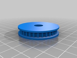 belt pully 32 teeth replacement parts customized 3d print model - Mito3D