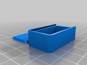 paramétrico de la caja deslizamiento tapa fotones wip portaherramientas y cajas personalizado 3d print model - Mito3D