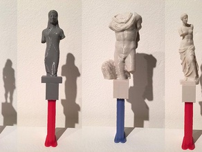 sculpture stick soas art 3d scan candy dispenser 3d print model - Mito3D