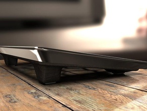 taşınabilir klavye desteği Genius k810 bilgisayar bluetooth destek 3d print model - Mito3D