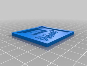 llavero sd chaveiros personalizado 3d print model - Mito3D