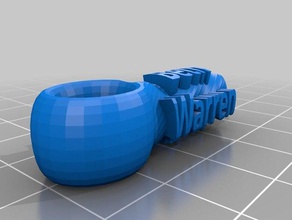 meu personalizados torcida chaveiro de beth chaveiros personalizado 3d print model - Mito3D