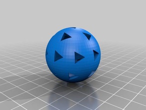 spheretriangles pets customized 3d print model - Mito3D