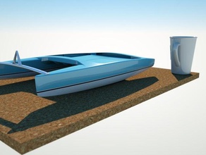 mai ta'i nui catamaran vehicles makeitfloat sailboat 3d print model - Mito3D