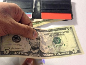 counterfeit money detector torch electronics led lightitup purse uv wallet 3d print model - Mito3D