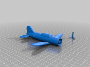 wwii plane vehicles airplane planes 3d print model - Mito3D
