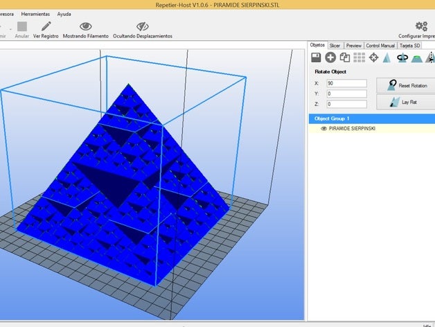 piramide sierpinski Mathe-Kunst math sierpinski-Dreieck Dreieck 3D print model - Mito3D