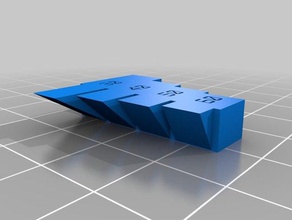 özel çıkıntı test baskı benim 3d testleri özelleştirilmiş 3d print model - Mito3D