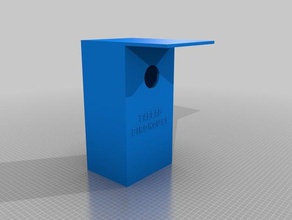 fablab birdhouse 3d print model - Mito3D