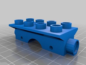 la madera de pista imán duplo tren juguetes mecánicos openscad 3d print model - Mito3D