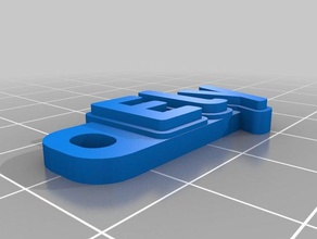 ely keychain organization customized 3d print model - Mito3D