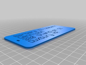 libby bagagli etichetta organizzazione su misura 3d print model - Mito3D