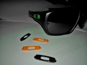 oakley dispatch ii iconos las gafas de sol 3d print model - Mito3D