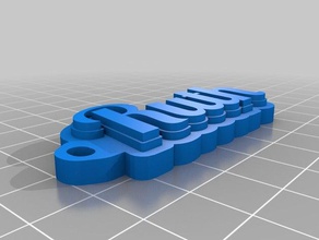 noms ruth de l'organisation personnalisé 3d print model - Mito3D