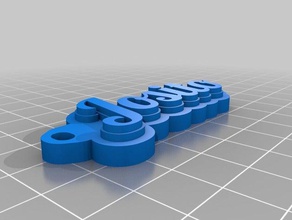 noms josito organização personalizado 3d print model - Mito3D