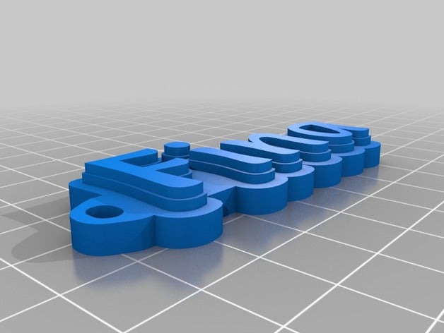 noms fina organização personalizado 3D print model - Mito3D