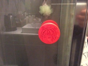 shower door handle knob bathroom 3d print model - Mito3D