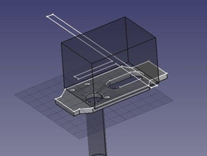quick-fit monter la plaque de printrbot l'extrudeuse L'imprimante 3d pièces extrudeuse quickfit richrap 3d print model - Mito3D