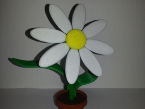 flowerkit-daisy gadgets daisy flower kit office 3d print model - Mito3D