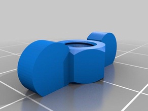 mon personnalisés écrou m5 aile travail boulon rondelle de la tige filetée l'usine pièces personnalisé 3d print model - Mito3D