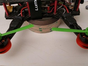 zmr 250 motor korumaları koruyucuları r c araçlar 1803 bayılma gerçek fpv250 h-dört mini quad quadcopter x2204 zmr250 3d print model - Mito3D