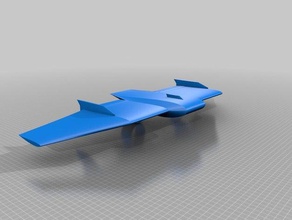 falcon l edf flying wing r c vehicles blended 3d print model - Mito3D