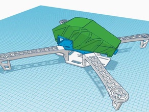 f450 flamewheel pixhawk fpv et l'électronique, la plaque supérieure de canopée r c véhicules verrière drone cadre quad quadricoptère 3d print model - Mito3D