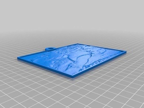 prueba litografia 2d art personnalisé 3d print model - Mito3D