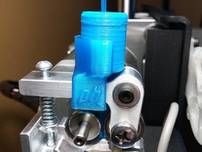 printrbot filament filter bracket 3d printer accessories clip extruder metal simple 3d print model - Mito3D