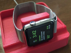 estável apple relógio stand os acessórios dock a assistir 3d print model - Mito3D