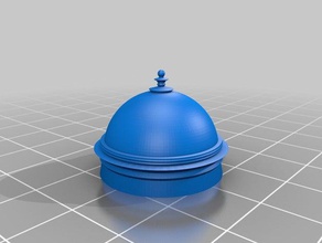 buffalo savings bank buildings & structures building gold dome 3d print model - Mito3D