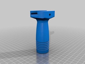front grip airsoft diy 3d print model - Mito3D